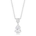 Chandelier Pear Cubic Zirconia Pendant