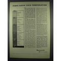 1962 Honeywell Data Handling Systems Ad - Temperature