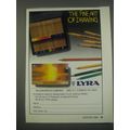 1991 Lyra Pencils Ad - The fine art of drawing