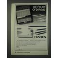 1991 Lyra Pencils Advertisement - The fine art ...