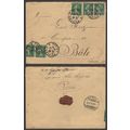 France 1912, Cover from Paris to Bule, Switzerl...