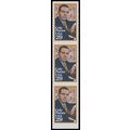 2550a, 29¢ Cole Porter Imperforate Strip of 3 S...