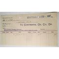 1897 Continental Oil Co., Billhead receipt from...