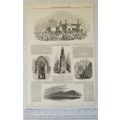 1847 engravings of Northampton - Railway Statio...