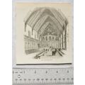 1860s engraving - Inner Temple Hall