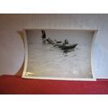 ON AN INFLATABLE LILO small photograph 1930s =