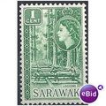 Sarawak 1957 SG188 1c Green Mounted Mint