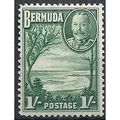 Bermuda 1936 SG105 1/- Green Mounted Mint ...