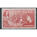 Bermuda 1953 SG139 2 1/2d Rose-Red Mounted Mint...