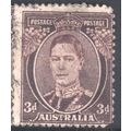Australia stamps 1937 - SG187 - 3d brown - King...