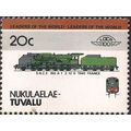 TUVALU, Nukulaelae, RAIL, SNCF 160, Plan, brown...