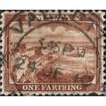 MALTA, Grand Harbour Valleta, brown 1910, ¼d, #3