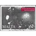 MALTA, Sir Paul Boffa, black 1997, 6c