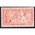 Falkland Islands Sg181 1s3d Orange fine V/Light...