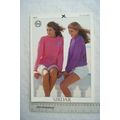Vintage: Sirdar 9517 tops, aran. 30-40 inch, 76...