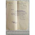 1942 letter Boocock solicitors, Halifax