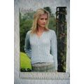 Vintage: Wendy 5396 lady's lacy cardigan, 4 ply...