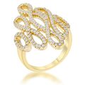 Natasha 0.94ct CZ 14k Gold Contemporary Cocktai...