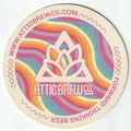 BEER MAT - ATTIC BREW CO - FORWARD THINKING BEE...