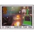 Great Britain 1986 Industry Year 31p Steel Unmo...