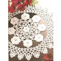 Crochet Doily Pattern Sparkling Christmas Rose