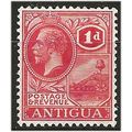 Antigua 1921 SG63 1d Carmine-Red Mounted Mint ....