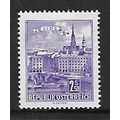 AUSTRIA 1957 BUILDINGS 2s.50 VIOLET DANUBE BRID...