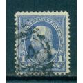 Used 264 1c Benjamin Franklin Fine M02943