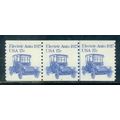 1906 17c Electric Auto Fine MNH Dry Gum PNC 3/3...