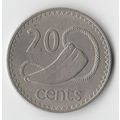 FIJI COIN - 20 CENTS 1969/VF