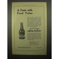 1918 Anheuser-Busch Malt-Nutrine Beer Ad - A Tonic