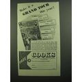 1939 Thos. Cook & Son Ad - Make It A Grand Tour