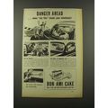 1940 Bon Ami Cake Ad - Danger Ahead