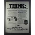 1980 Carrier Heat Pump Ad - Think