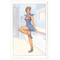 Vidare Space Ladies Erotic Glamour Modern Art Postcard