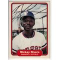 1982 Fleer baseball card 328 Mickey Rivers– Ran...