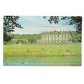 CHATSWORTH HOUSE, DERBYSHIRE unused vintage pos...