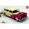 RARE KEYCHAIN 1955/56/57 VANILLA TRI-FIVE CHEVY...