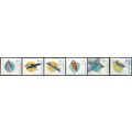 Birds: 6 Values - Argentina 1995 - F H & MNH- M...