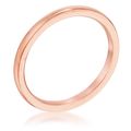 2 mm IPG Rose Goldtone Stainless Steel Wedding ...