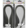 Juya`. Quilling Strips. Dark Grey. Cardmaking S...