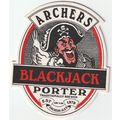 BEER MAT - ARCHERS BREWERY - BLACK JACK PORTER ...