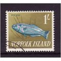 NORFOLK ISLANDS 1962 1s SURGE WRASSE FISH SG 45...