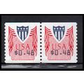 CVP32 48c Shield Very Fine MNH Pair PA5019