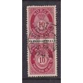 Norway 1909 POSTMARK HAUGESUND on 10 ore postho...