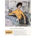 1958 Braemar 'Breton' Knitwear Full Page Vintag...