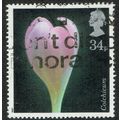 1987 Flower Photographs 34p Multicoloured SG135...