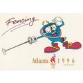 Fencing Atlanta 1996 Rare American Olympic Game...