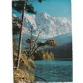 Eibsee gegen Zugspitze Germany Postcard unused VGC