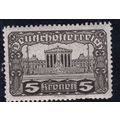 Austria 1919 Parliament Building 5k Mint Hung S...